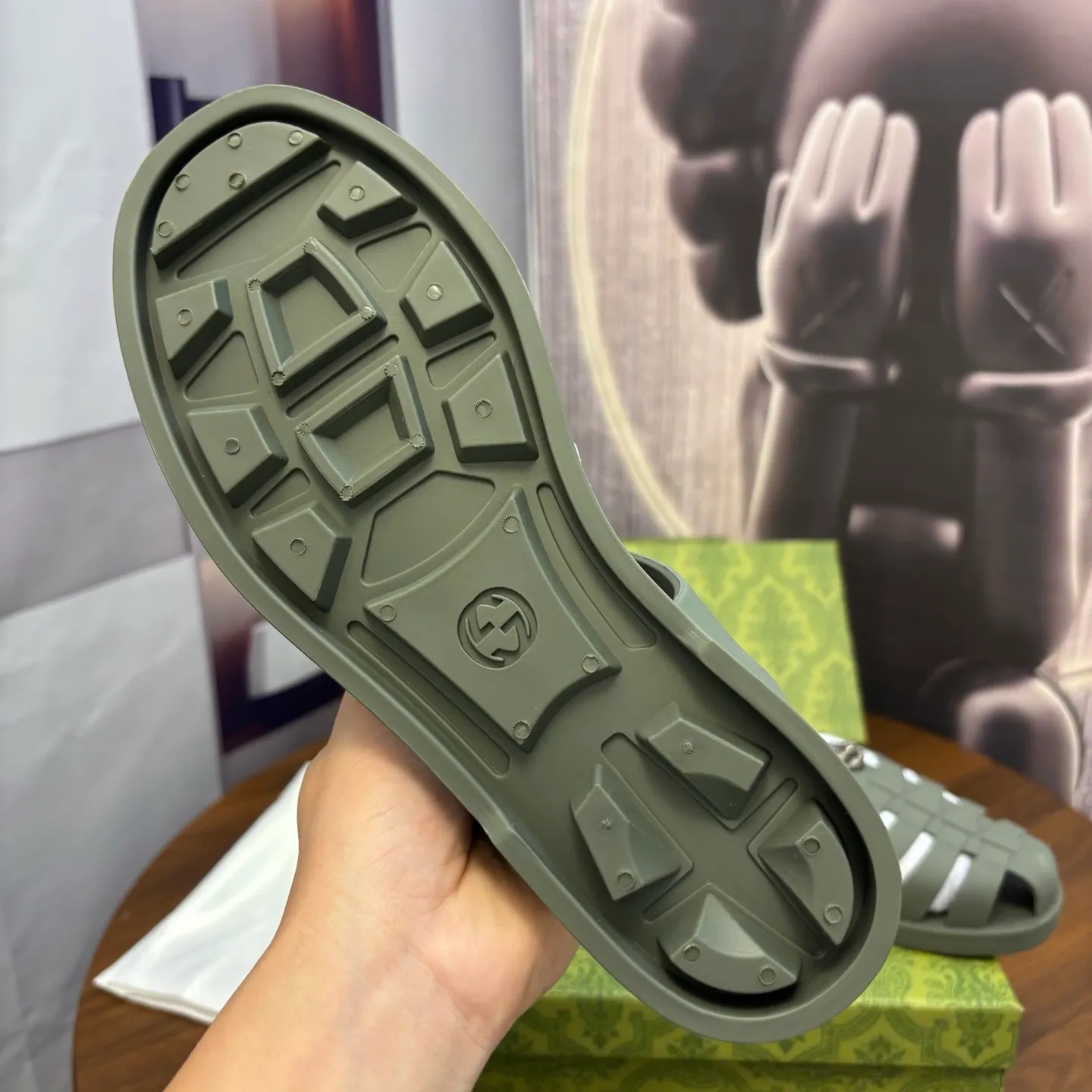 Men's shoes 260💰 [Gucci] Counter quality, top-quality original goods, real photos! Original TPU material, fine workmanship, comfortable; genuine 1:1 replica Size: 38 ~ 46